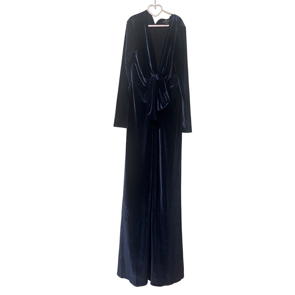 PatBO Midnight Blue Velvet Jumpsuit
